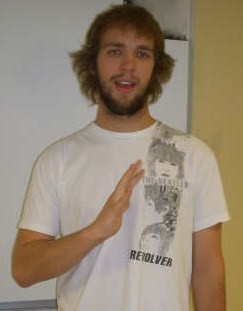 ASL sign for cool, first position