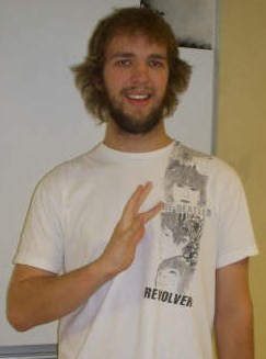 ASL sign for cool, second position