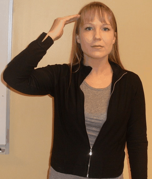 Animated ASL sign for don't know