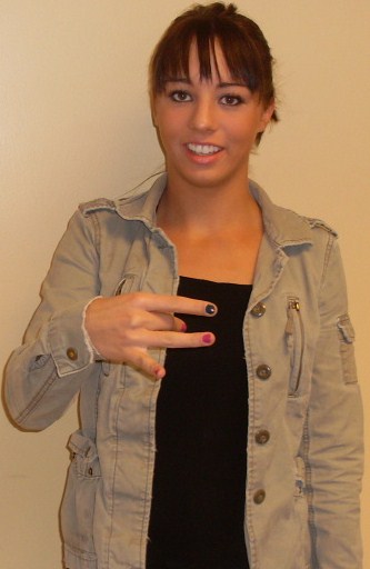 ASL sign for like, second position