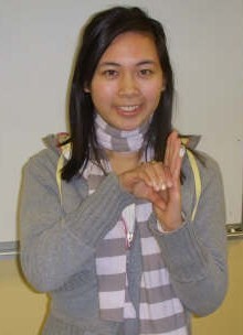 ASL sign for picture, second position