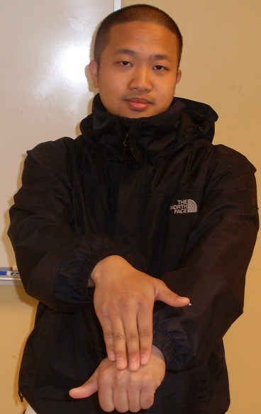 ASL sign for slow, first position